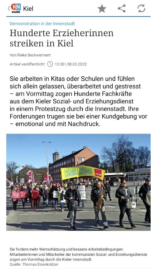 Streik Erzieher